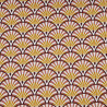 Printed Half Panama ATHY Marsala / Ochre